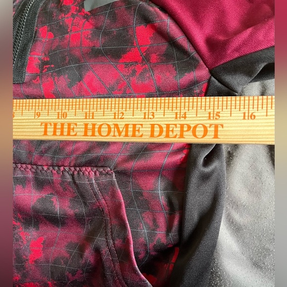 Russell Youth Red & Black Dri-Power 1/2 Zip Performance Pullover; Size M (8) - Picture 9 of 10